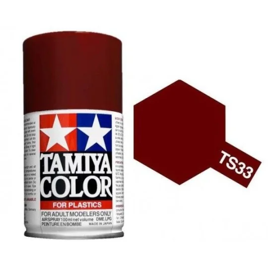 85033-Tamiya TS33 Matte Dull Red Spray Paint