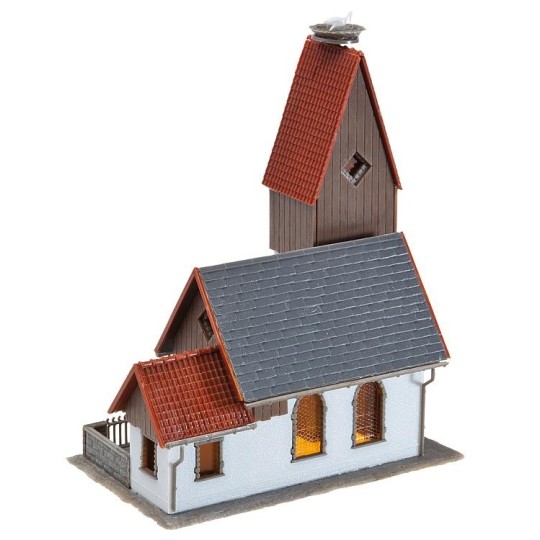 Faller_130236-Faller 130236 Model Kit, Village Church