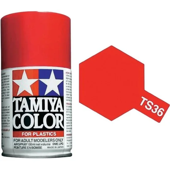85036-Paint bomb red Fluo brilliant TS36 Tamiya