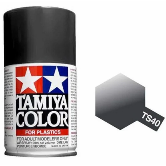 85040-Tamiya TS40 Gloss Metallic Black Spray Paint