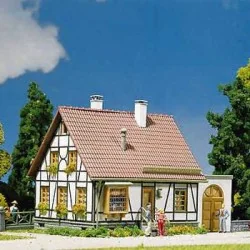 Faller 130215 Model Kit, House with Garage