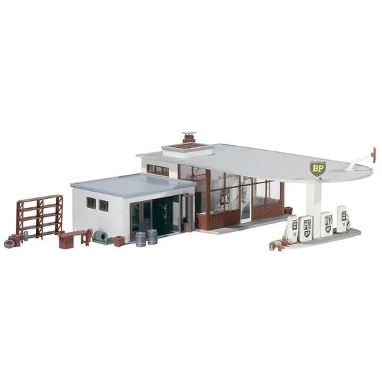 Faller_130347-Maquette, station service BP - Faller 130347