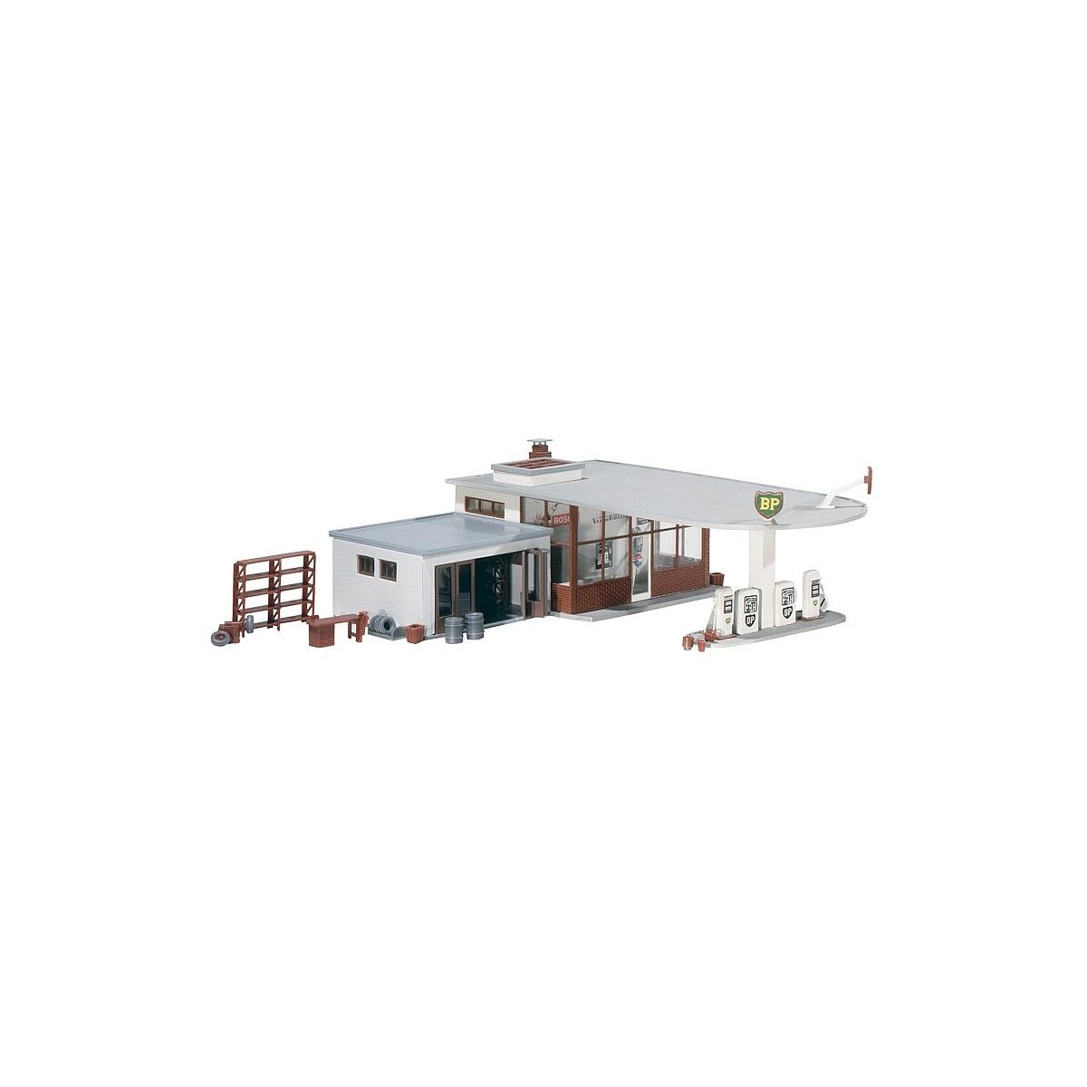 Faller 130347 Model Kit, BP Service Station - Faller - Faller_130347