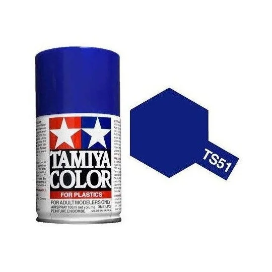 85051-Tamiya TS51 Glossy Telefonica Blue Spray Paint