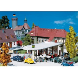 Faller 130347 Model Kit, BP Service Station - Faller_130347