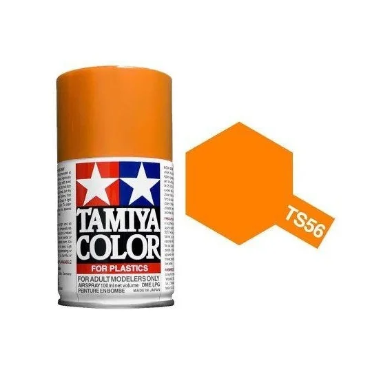 85056-Peinture bombe Orange Vif brillant TS56 Tamiya - 85056