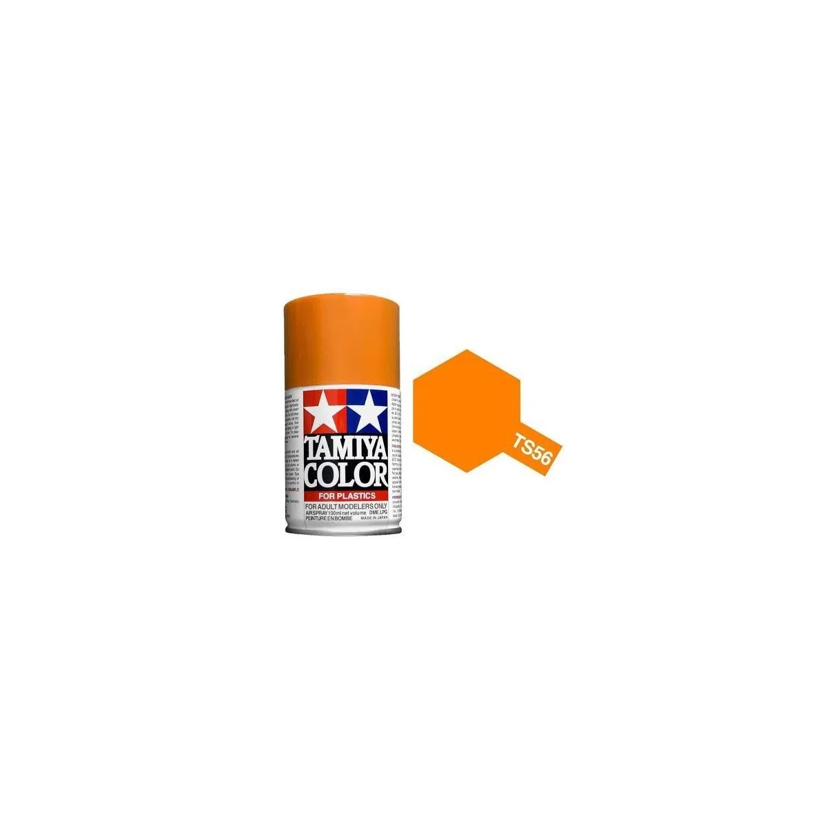 Peinture bombe Orange Vif brillant TS56 Tamiya Tamiya 85056 - 1