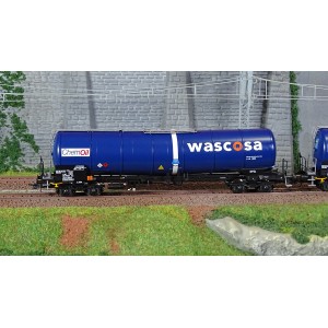 Roco 77046 Set de 2 wagons citerne à bogies type Zacns, Chemoil, WASCOSA Roco Roco_77046 - 3