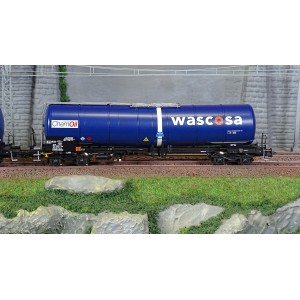 Roco 77046 Set de 2 wagons citerne à bogies type Zacns, Chemoil, WASCOSA Roco Roco_77046 - 4