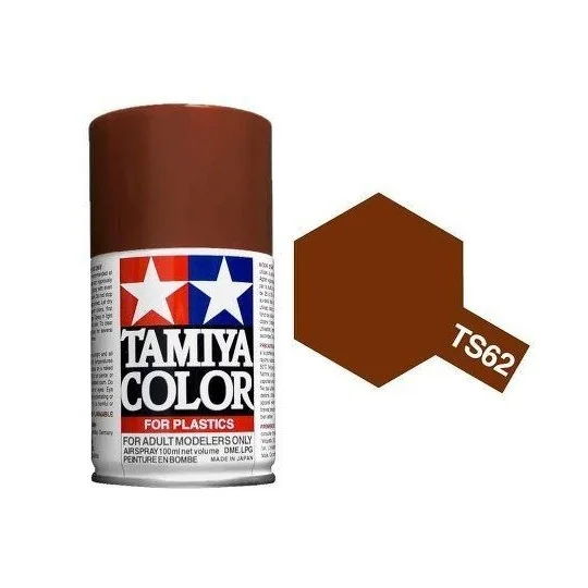 Peinture bombe Brun Otan mat TS62 Tamiya Tamiya 85062 - 1 85062-Peinture bombe Brun Otan mat TS62 Tamiya - 85062