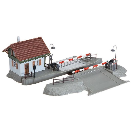 Faller_120174-Faller 120174 Model Kit, Motorized Level Crossing