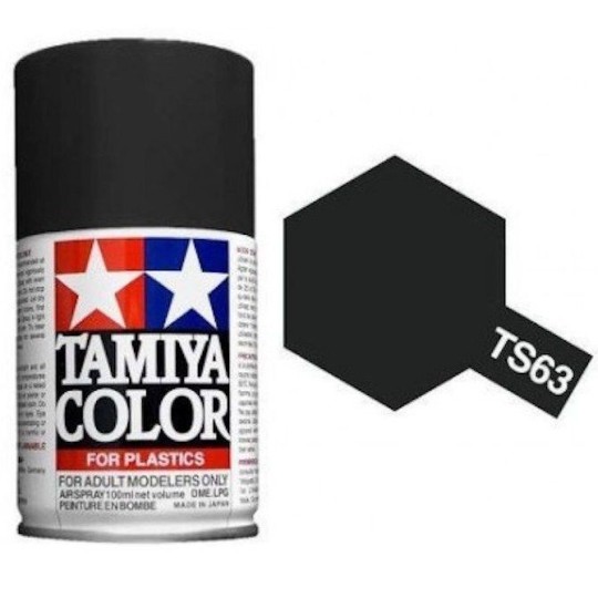 85063-Tamiya TS63 NATO Black Matt Spray Paint
