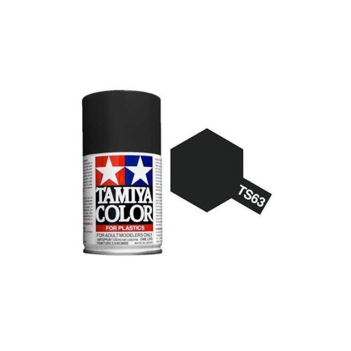 Paint bomb black matte NATO TS63 Tamiya - 85063