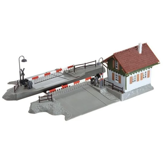 Faller_120174-Faller 120174 Model Kit, Motorized Level Crossing