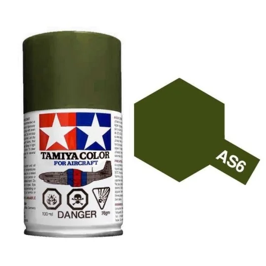 86506-Paint bomb green Olive drab USAAF AS6 Tamiya