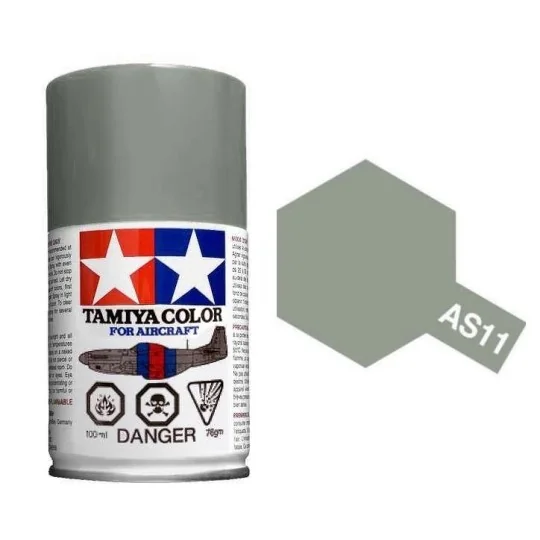 86511-Tamiya RAF AS11 Medium Sea Grey spray paint - 86511