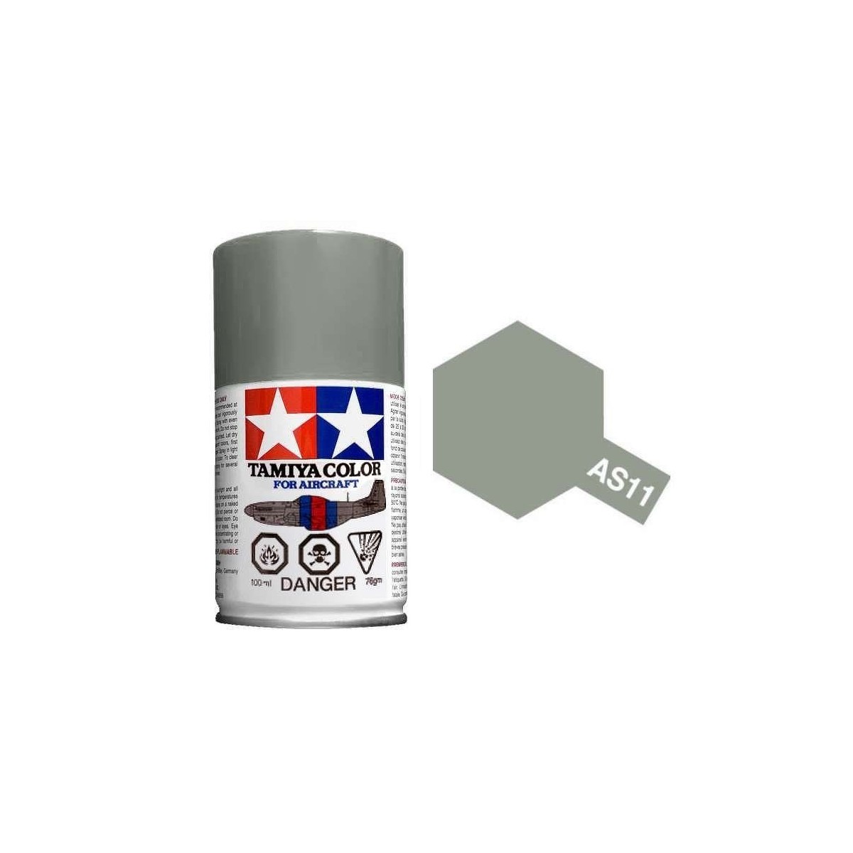 Peinture bombe Gris Mer Moyen RAF AS11 Tamiya Tamiya 86511 - 1