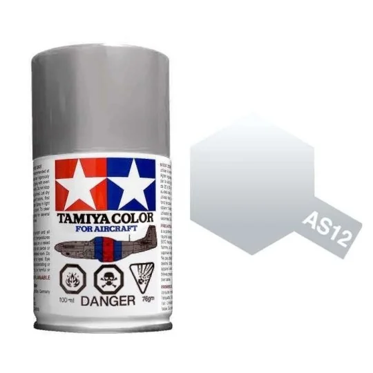 86512-Peinture bombe Argent Métal Nu AS12 Tamiya - 86512