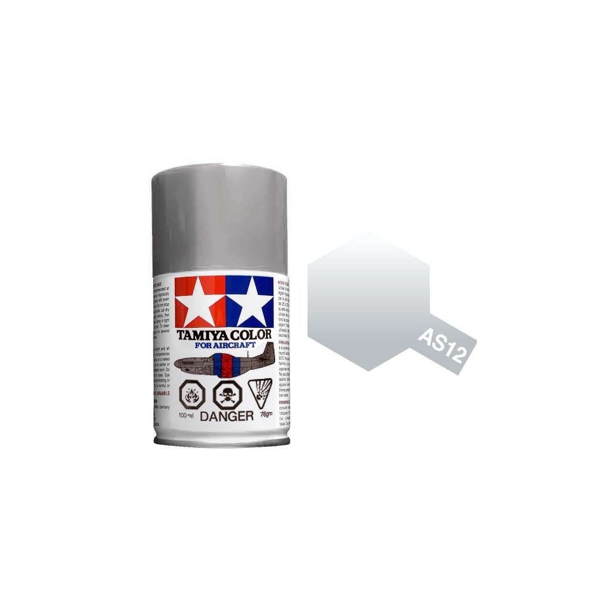 Tamiya AS12 Bare Metal Silver Spray Paint