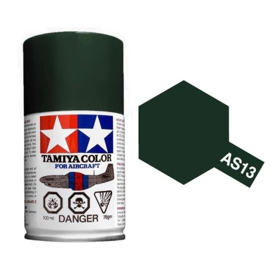 86513-Peinture bombe Vert Foncé USAF AS13 Tamiya