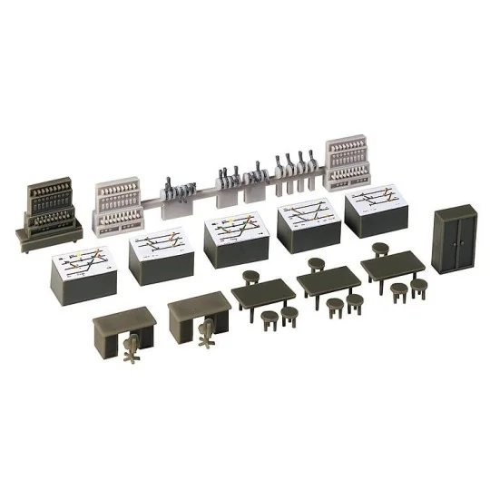 Faller 120118 Model kit, interior layout of a signal box - Faller -... Faller_120118-Faller 120118 Model kit, interior layout of a signal box - Faller_120118