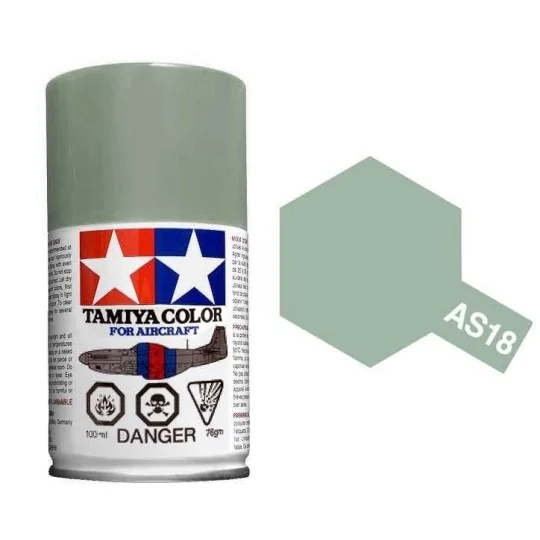 86518-Tamiya AS18 Light Grey Japanese Army Spray Paint