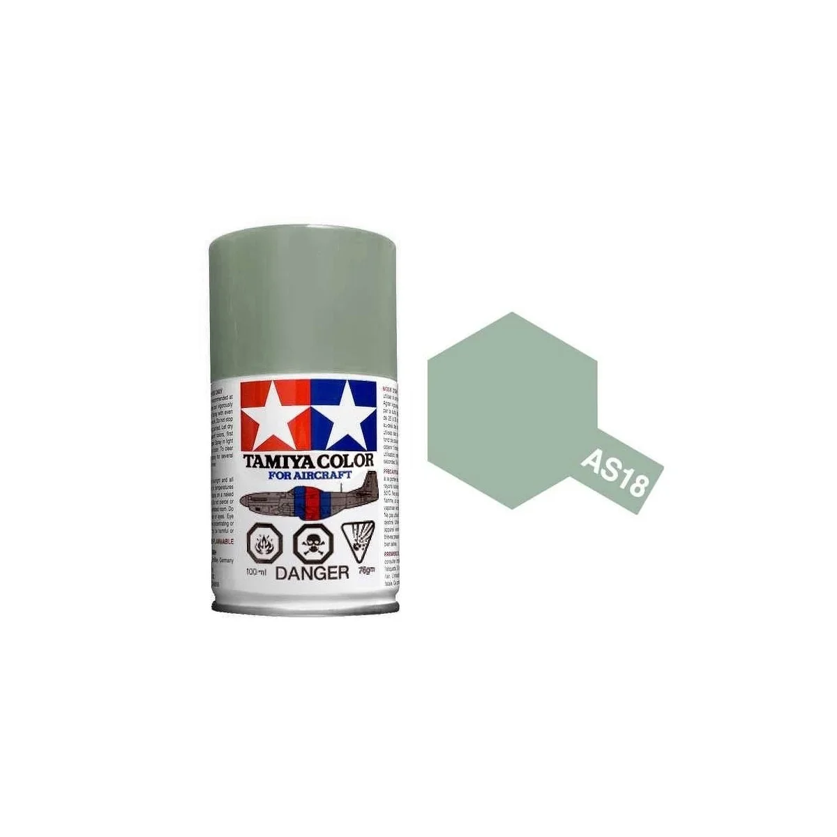 Peinture bombe Gris Clair Armée Jap. AS18 Tamiya Tamiya 86518 - 1