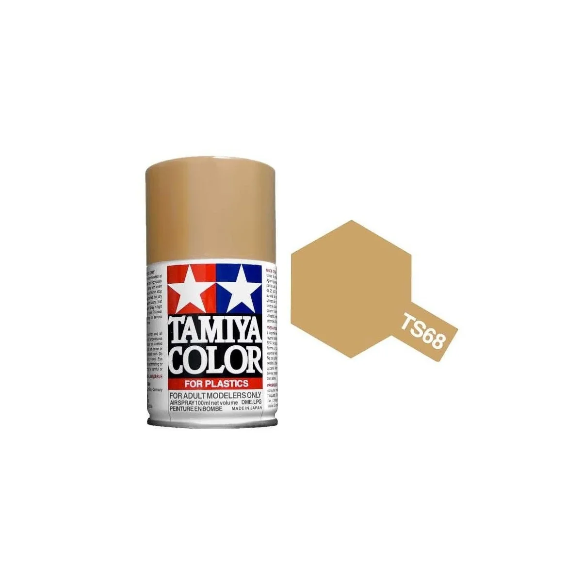 Peinture bombe Beige Pont mat TS68 Tamiya Tamiya 85068 - 1