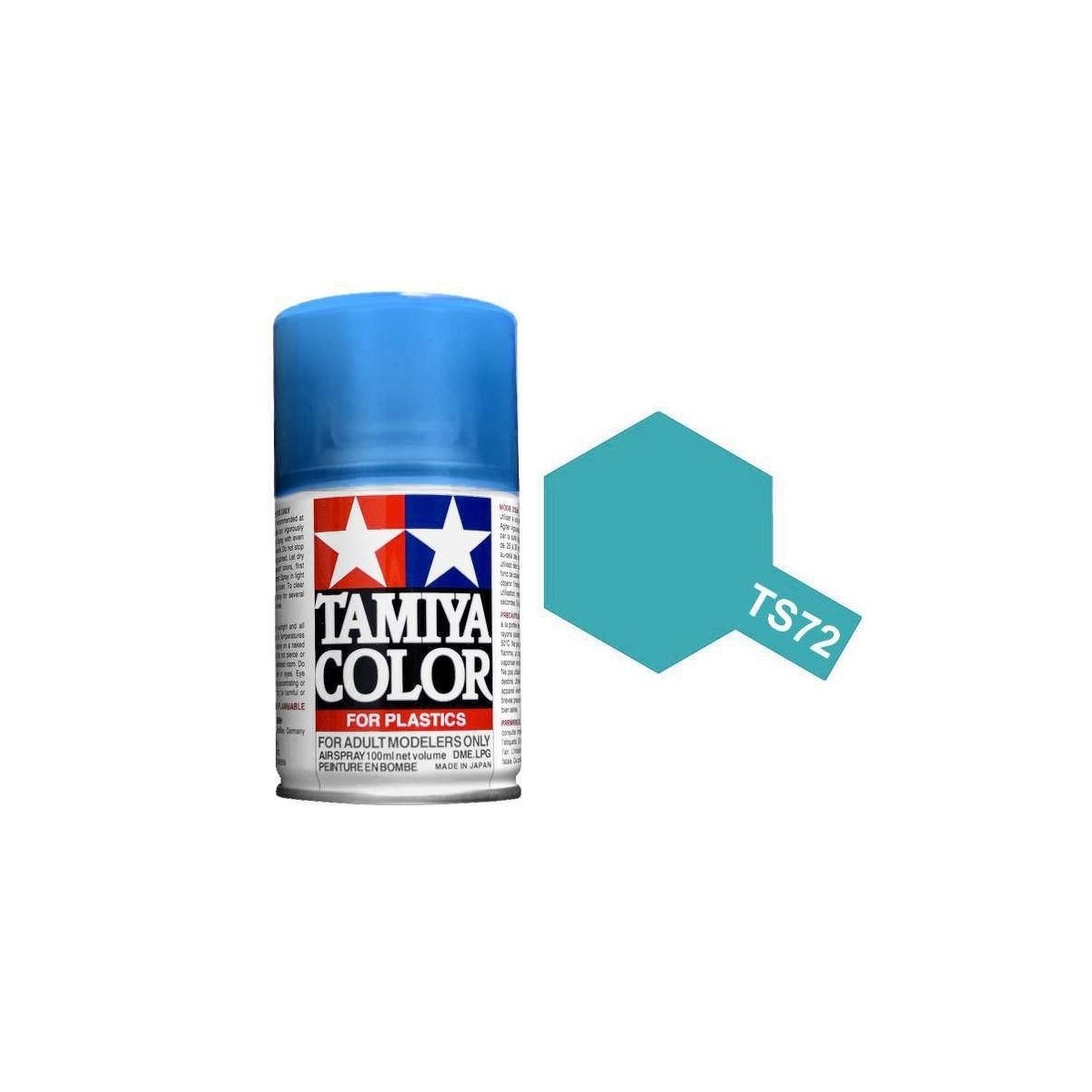 Peinture bombe Bleu translucide TS72 Tamiya Tamiya 85072 - 1