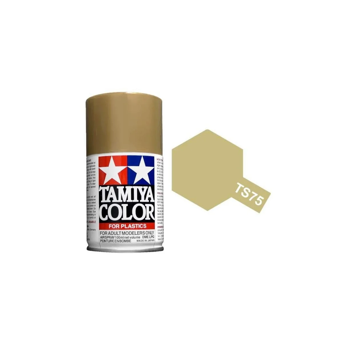 Peinture bombe Champagne Métal brillant TS75 Tamiya Tamiya 85075 - 1