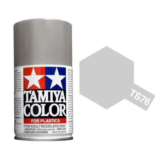 85076-Peinture bombe Argent Clair Métal brillant TS76 Tamiya
