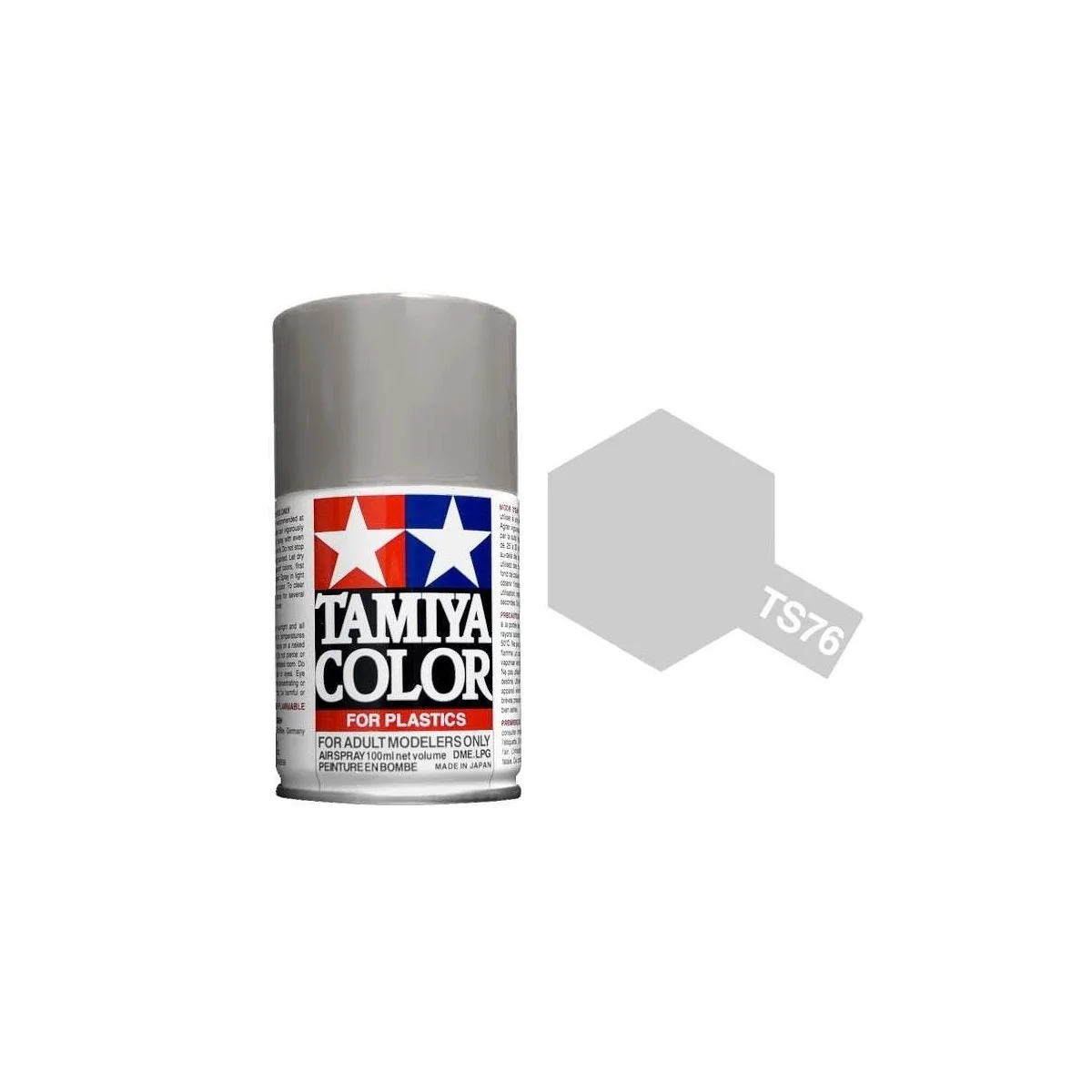 Tamiya TS76 Light Silver Metallic Gloss Spray Paint