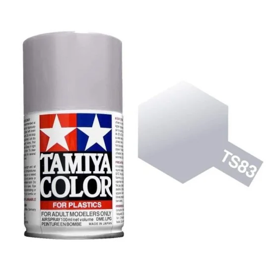85083-Peinture bombe Argent Métal brillant TS83 Tamiya