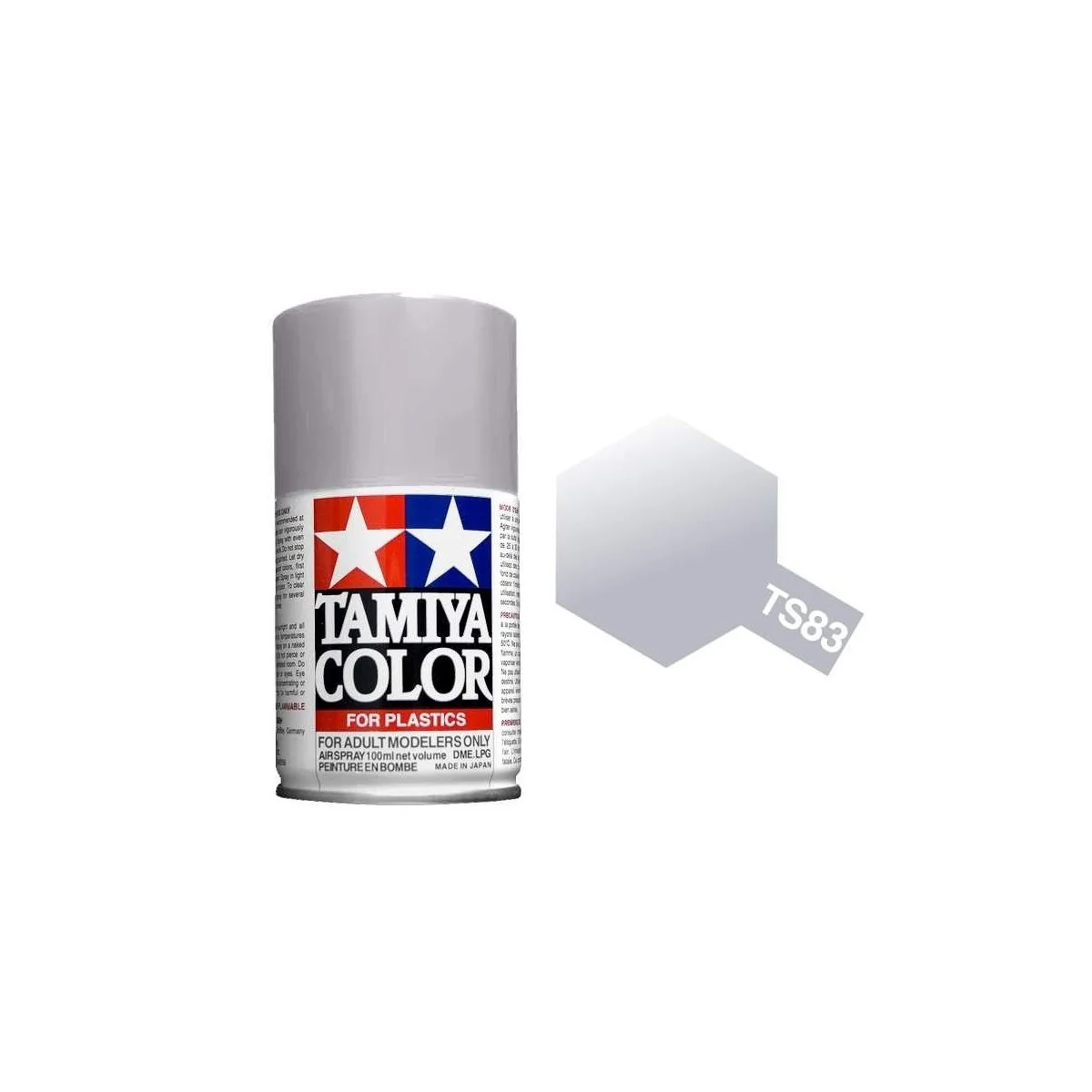 Tamiya TS83 Glossy Metallic Silver Spray Paint