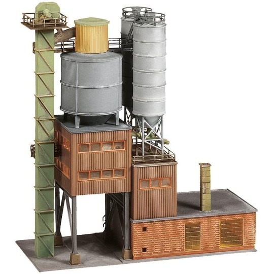 Faller_130474-Faller 130474 Model Kit, Concrete Batching Plant
