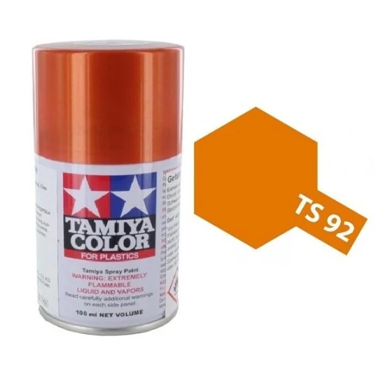 85092-Tamiya TS92 Metallic Orange Spray Paint