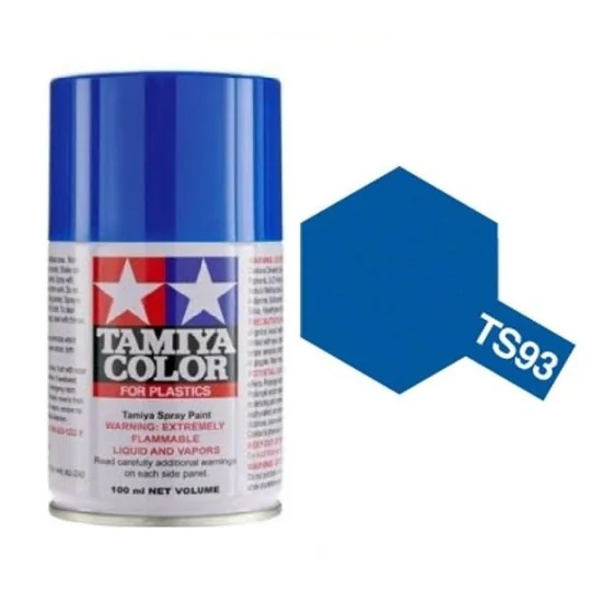Peinture bombe Bleu Pur TS93 Tamiya Tamiya 85093 - 1 85093-Peinture bombe Bleu Pur TS93 Tamiya - 85093