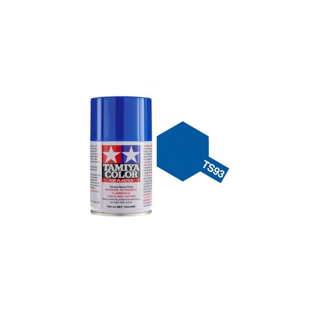 Peinture bombe Bleu Pur TS93 Tamiya Tamiya 85093 - 1