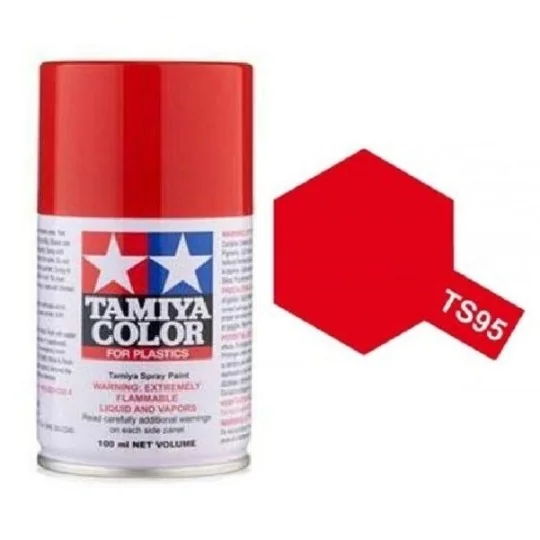 85095-Tamiya TS95 Metallic Pure Red spray paint