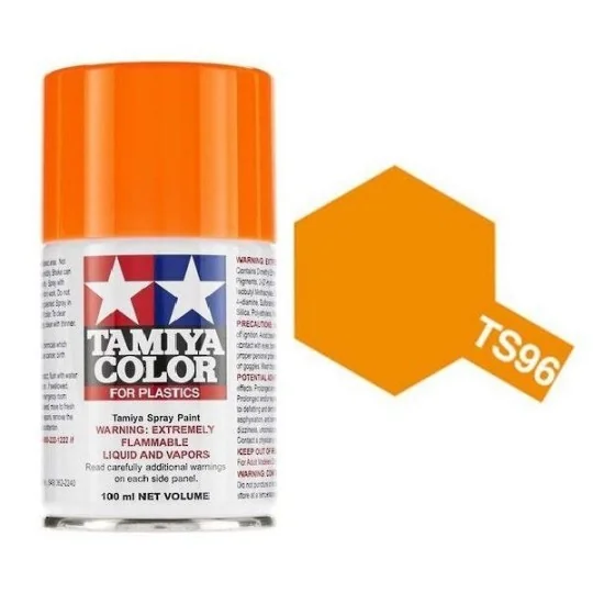 85096-Tamiya TS96 Fluorescent Orange Spray Paint