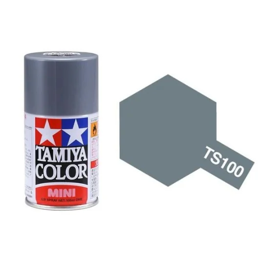 85100-Tamiya TS100 Light Gun Metal Spray Paint