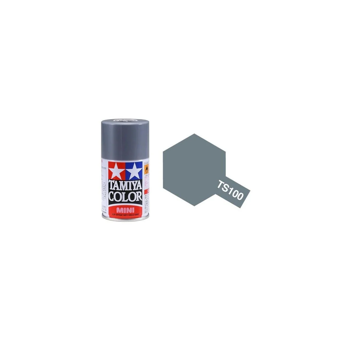 Peinture bombe Gun Metal Clair TS100 Tamiya Tamiya 85100 - 1