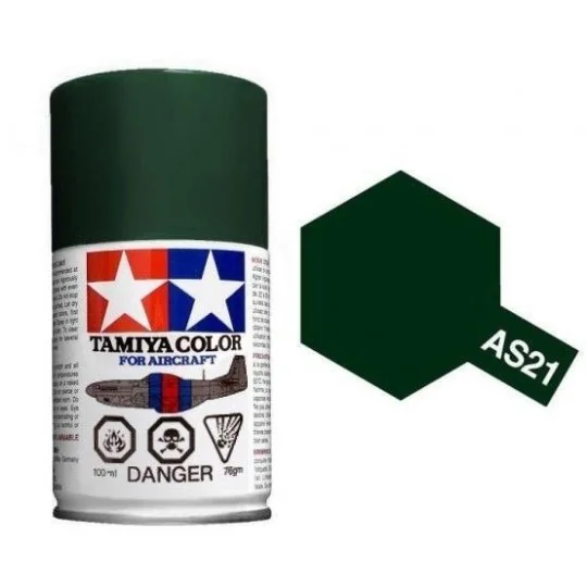 86521-Tamiya AS21 Japanese Marine Dark Green Spray Paint