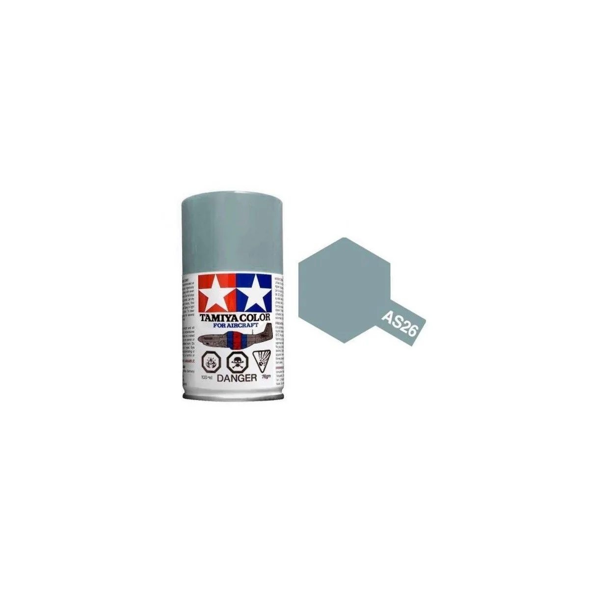 Peinture bombe Gris Clair Ghost AS26 Tamiya Tamiya 86526 - 1