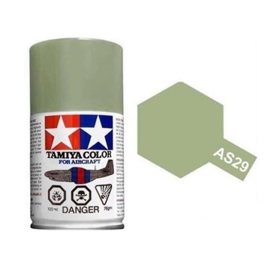 86529-Peinture bombe Gris Vert Marine Jap. AS29 Tamiya