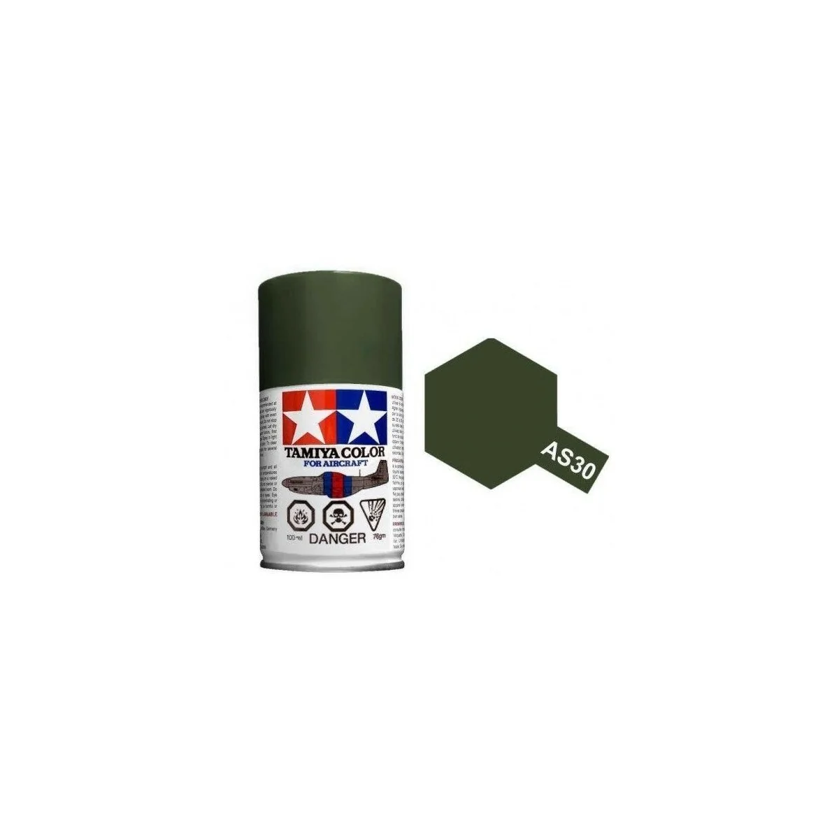 Peinture bombe Vert Foncé RAF AS30 Tamiya Tamiya 86530 - 1