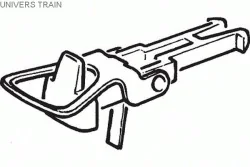 Roco 40243 Tete d'attelage à boucle x2 Roco Roco_40243 - 1