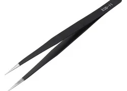 Mini precision tweezers made of metal, non-magnetic - B-PINCE