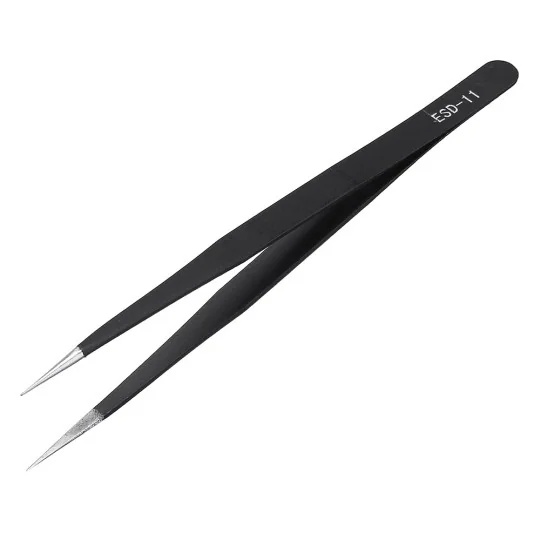 B-PINCE-Mini precision tweezers made of metal, non-magnetic
