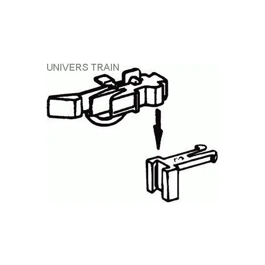 Roco 40287 Short coupling head x 2 - Roco_40287 Roco_40287-Roco 40287 Short coupling head x 2 - Roco_40287
